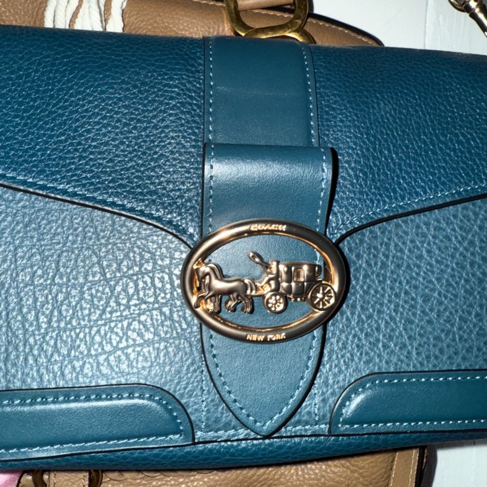 🐎 NWT COACH 🐎 GEORGIE CROSSBODY - Picture 7 of 9